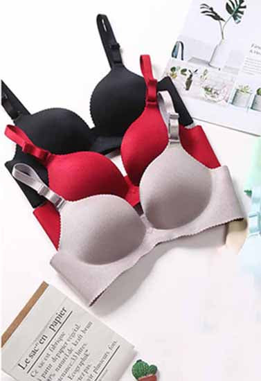 Pack of 3 Seamless wired Padded Pushup Bras