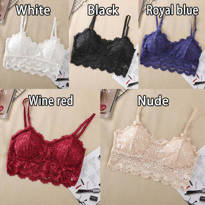 2 pack luxury lace padded bralette