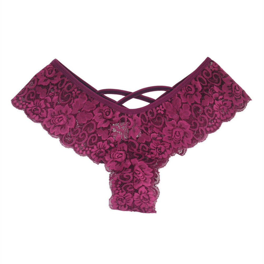 Elegant Lace Thongs Underwear Pack (of 4)