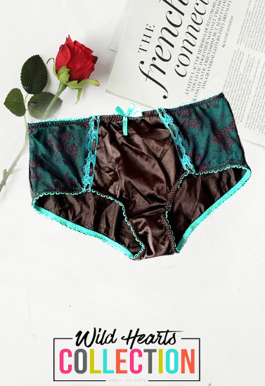 LD ROSE Two Tone Lace Brief Underwear
