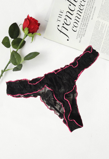 Ladies Flirty Frilly Layered Net Thong(sold out)