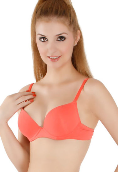 Comfortable Padded Non Wired Smooth T-Shirt Bra