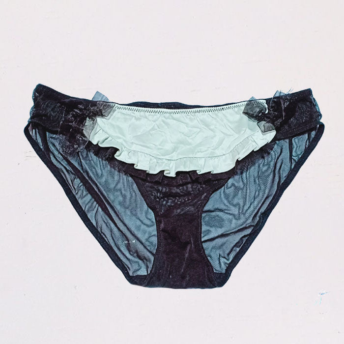 Sex and the City Black Wonderful Transparent Hipster Panty(SOLD OUT)