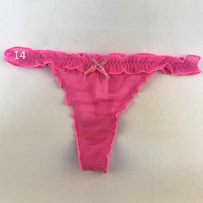 Sexy T Back Ultra Thin Pink G-String