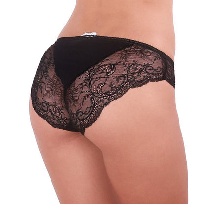 So Smooth Charming Black Lace Panty