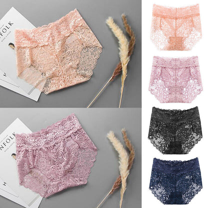 Sexy Lace High Waist Underwear Pack (of 5)