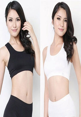 Sporty Black And White Sports Bra Pack